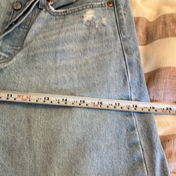 Levi's Premium Wedgie Straight Luxor
Again Light Wash Size 27 Straight Leg ankle - Picture 12 of 15